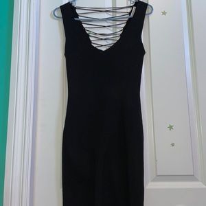 Black slimming dress